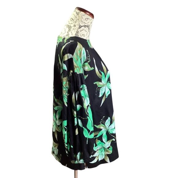 Lauren Ralph Lauren Women's Printed Bishop three-quarter length bishop sleeves L - Picture 3 of 7